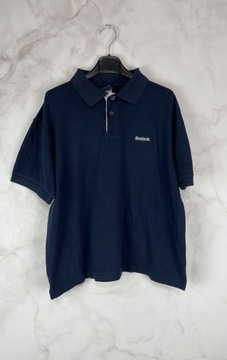 Reebok Granatowa Koszulka Męska Polo M 38