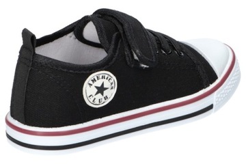 КРОССОВКИ AMERICAN CLUB TEN85, ДЕТСКИЕ КРОССОВКИ, КОЖАНАЯ СТЁЛКА, VELCRO B 27