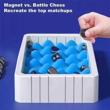 Шахматные магнитные камни - шахматная стратегическая игра, магниты, шашки