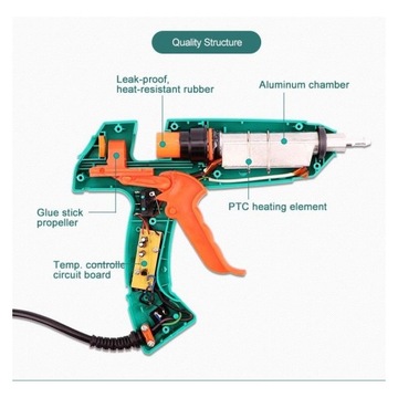 ГОРЯЧИЙ КЛЕВОЙ ПИСТОЛЕТ 80ВТ GK-390B PROSKIT