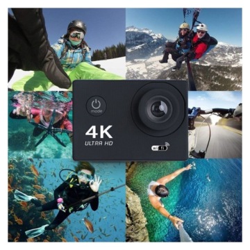 HD СПОРТИВНАЯ КАМЕРА 4K ВОДОНЕПРОНИЦАЕМАЯ КАМЕРА WIFI