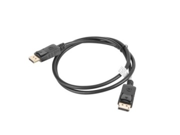 Кабель DisplayPort M/M 4K 1M, черный