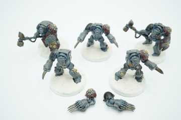 Warhammer 40k Space Marines Assault Terminator Squad zestaw 5 figurek
