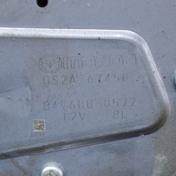 MAZDA 6 2008 MOTOREK STĚRAČE OKNO ZADNÍ