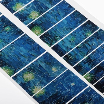 Наклейка-инкрустация для гитары, басовые лады, наклейки на гриф, маркеры «сделай сам», Night2