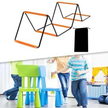 Drabina do ćwiczeń piłkarskich Przenośna domowa siłownia Elastyczne schody Fitness Stopy 2,4 m