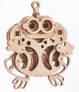 Wood Trick Żabka ruchome puzzle 3D
