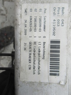 BMW E93 PODHLAVNÍK PALEC BEZPEČNOSTI