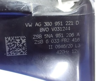KLAKSON SIGNÁL TRUBKA ORIGINÁLNÍ 3B0951221D VW T-ROC 21R