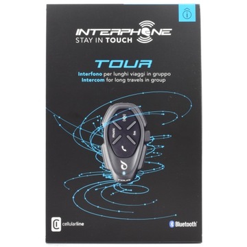 INTERPHONE Tour мотоциклетный домофон на 1 шлем