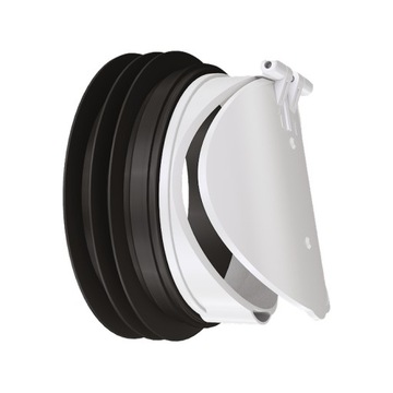 klapka do rur PVC bariera na szczury 110 mm