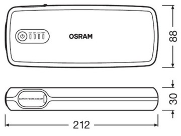Портативное зарядное устройство - Power Bank OSRAM OBSL400