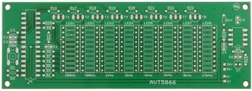 Analizator widma sygnału audio, AVT5866 PCB+ uP