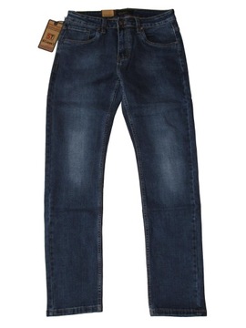 SPODNIE męskie jeansy przetarte W39 L32 100-104 cm