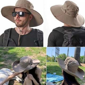 KAPELUSZ Męska czapka przeciwsłoneczna osłona UV
