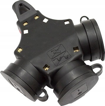 РАЗЪЕМ PCE 3xРЕЗИНОВАЯ РОЗЕТКА IP44 230В 24311sw