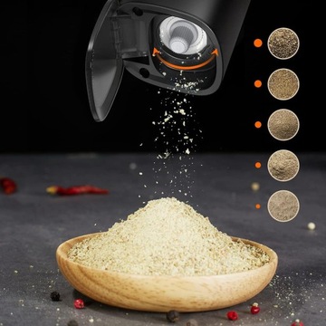 ЭЛЕКТРИЧЕСКАЯ МЕЛЬНИЦА ДЛЯ СОЛИ И ПЕРЦА СО СВЕТОДИОДНЫМ ОСВЕЩЕНИЕМ, ШЕЙКЕР ДЛЯ СПЕЦИЙ