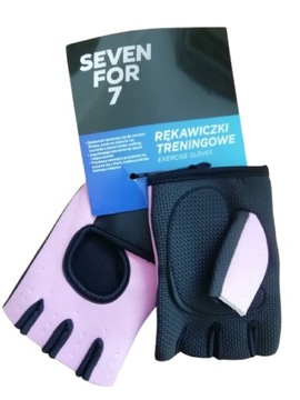 Rękawiczki treningowe Seven For 7 różowe - idealne na fitness