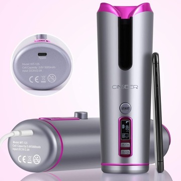 Беспроводная автоматическая плойка USB-C WT-125