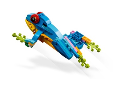 LEGO CREATOR 3IN1 НАБОР «ЭКЗОТИЧЕСКИЙ ПОПУГАЙ ЛЯГУШКА РЫБА» ЖИВОТНЫЕ ПОДАРОК