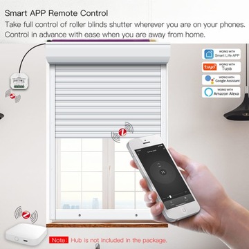 4 модуля переключения штор ZigBee. Электрические рулонные шторы. Жалюзи + RF-пульт дистанционного управления.
