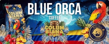 НАБОР КОФЕЙНЫХ ЗЕРНОВ 2 КГ - СВЕЖЕОБЖАРЕННЫЕ - Кубана + Ара - Blue Orca Coffee