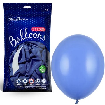 Balony lateksowe 12 cm Strong Pastel Ultramarine - 100 sztuk