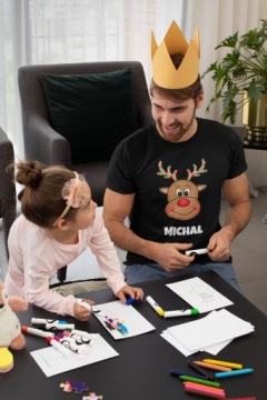 РОЖДЕСТВЕНСКИЕ ФУТБОЛКИ ДЛЯ ПАР ПОДАРОЧНЫЙ НАБОР ДЛЯ РОДИТЕЛЕЙ НА ЕЛКУ РОЖДЕСТВЕНСКИЙ РОЖДЕСТВЕНСКИЙ НАБОР