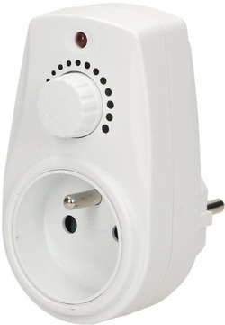 Ściemniacz z gniazdem sieciowym 230VAC, max 280W, Orno, OR-AE-13114