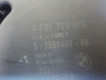 BMW E90 320i E87 E60 2.0 B 08r 170KM N43 alternator 7550469 0121715017