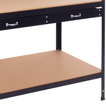 STÓŁ WARSZTATOWY NARZĘDZIOWY DO GARAŻU SOLIDNY BLAT ROBOCZY 120x60x155cm