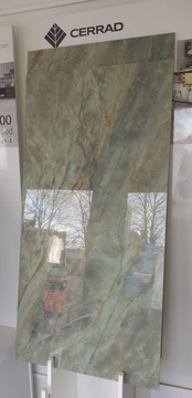 Płytki ścienne łazienkowe 120x60 Brazilian green polerowane kamień Cerrad