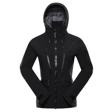 ALPINE PRO Kurtka damska trekkingowa wodoodporna 15000 Corta czarny r.S