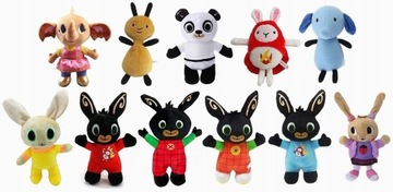 ПЛЮШЕВАЯ ИГРУШКА КРОЛИК BINGE BUNNY AND ДРУЗЬЯ МИШКА ТЕДДИ 35см