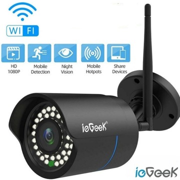 KAMERA IP BEZPRZEWODOWA WIFI ZEWNĘTRZNA MONITORING