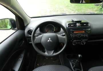 Mitsubishi Space Star Hatchback 5d 1.0 71KM 2014 Mitsubishi Space Star maly tani niezawodny ekonomiczny z KLIMATYZACJA, zdjęcie 6