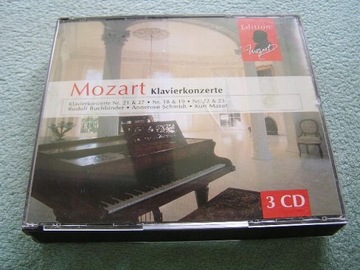 Mozart Koncerty fortepianowe 21 27 18 19 22 23 3CD