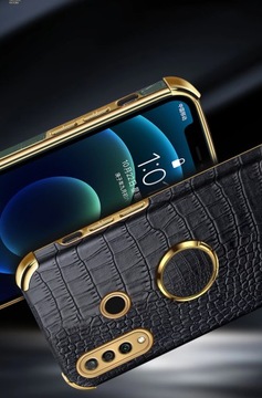 ЧЕХОЛ ИЗ КРОКОДИЛОВОЙ КОЖИ ДЛЯ HUAWEI P30 LITE + СТЕКЛО