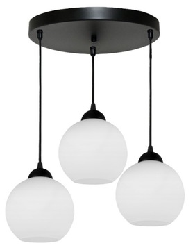 LAMPA SUFITOWA ŻYRANDOL DO SALONU NAD STÓŁ GLASS 3