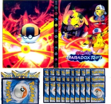 ALBUM KLASER POKEMON NA 240 KART+100 KART gratis+1