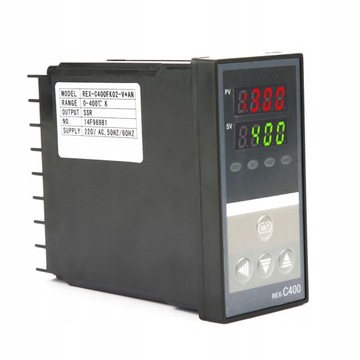 Regulator temperatury PID REX C400 SSR+ czujnik