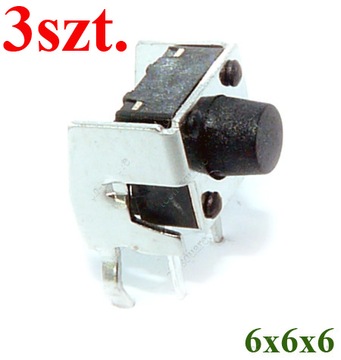 Microswitch mikro switch push button 90° 6x6x6