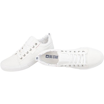 КРОССОВКИ МУЖСКИЕ BIG STAR KK174001 БЕЛЫЕ 42