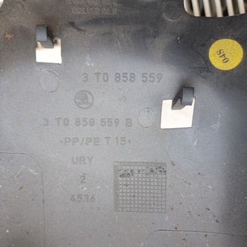 KRYT SLOUPCE VOLANT POUZDRO KŮŽE SKODA SUPERB II