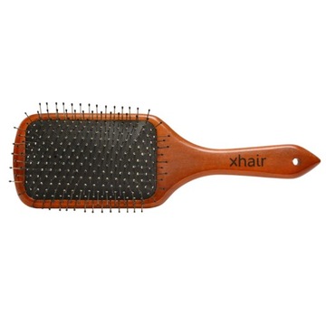 ПЛОСКАЯ деревянная щетка для распутывания волос с шариками Paddle Brush.