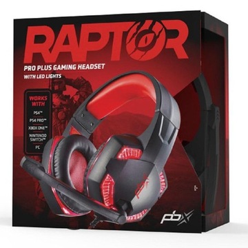 Słuchawki Gamingowe Raptor Pro PC/PS4/Nintendo