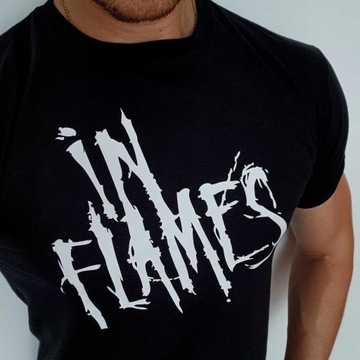 In Flames T-shirt koszulka z nadrukiem S, M, L, XL, 2XL