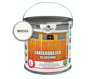 Colorit Lakierobejca Drewna 2,5L BRZOZA BIAŁA