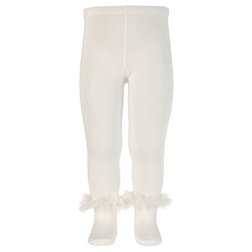 Rajstopy Condor tulle CREAM /IVORY 3-6 miesięcy