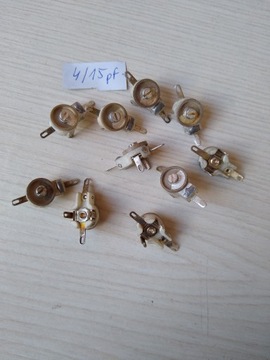 KONDENSATOR nastawny TRYMER 4/15 pF 11mm gr.6 mm